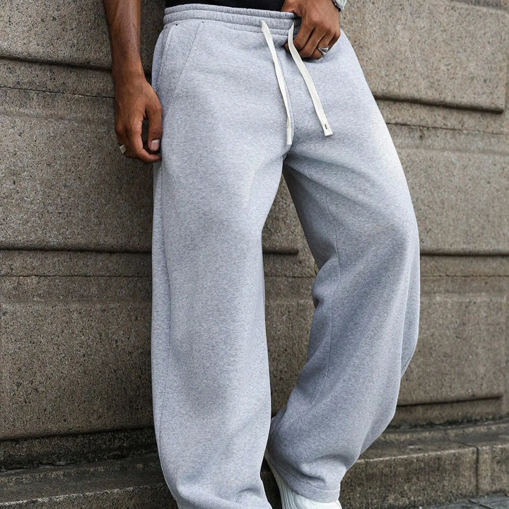 PLUS-SIZE WIDE-LEG PANTS