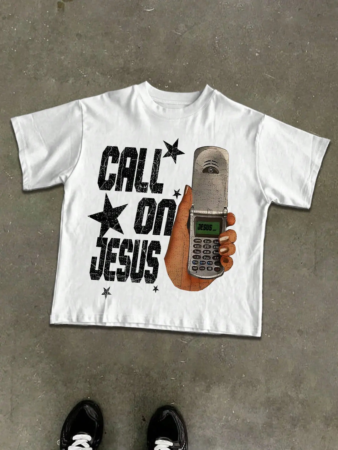 Call on Jesus Vintage Graphic Tee