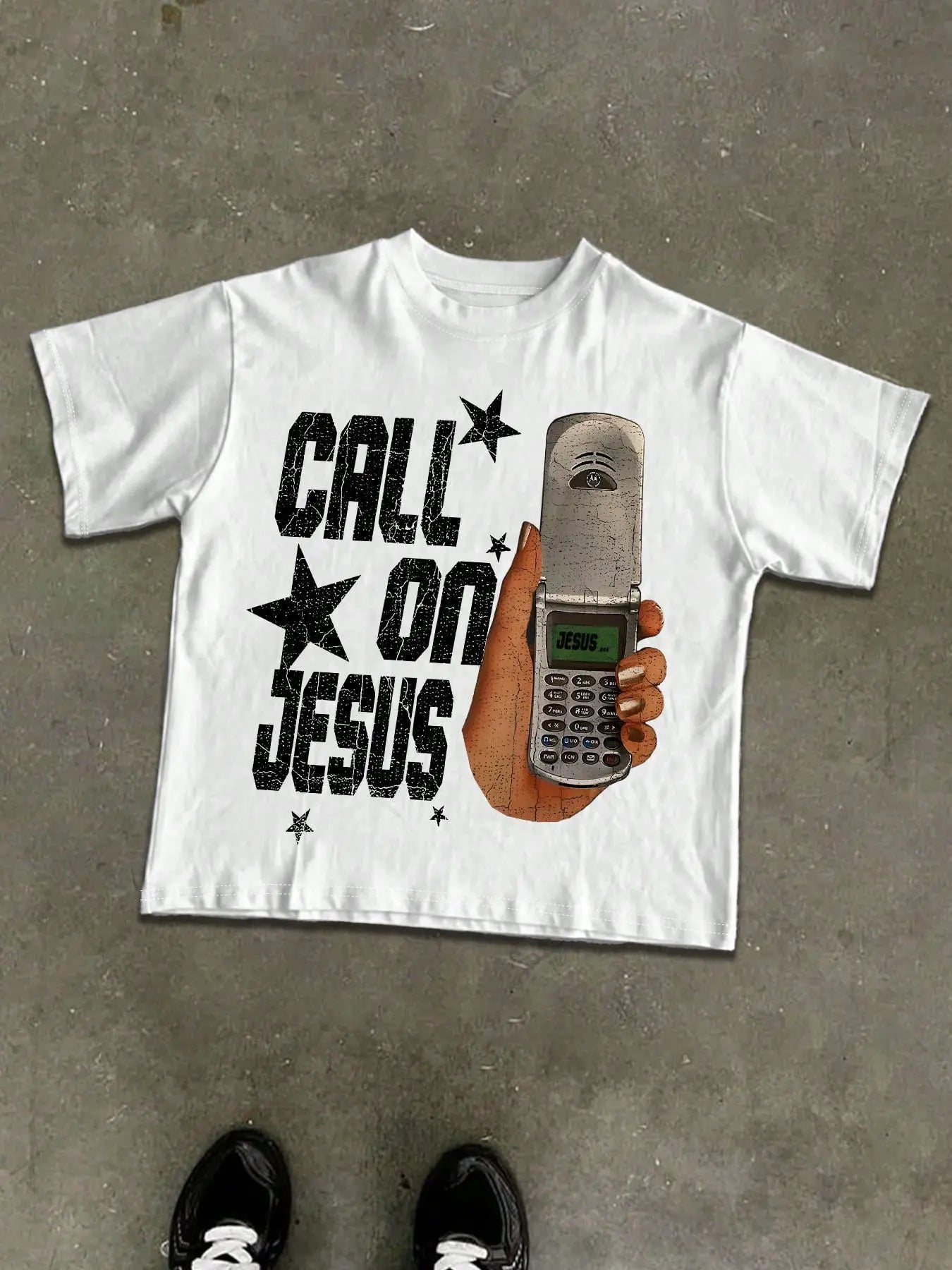Call on Jesus Vintage Graphic Tee