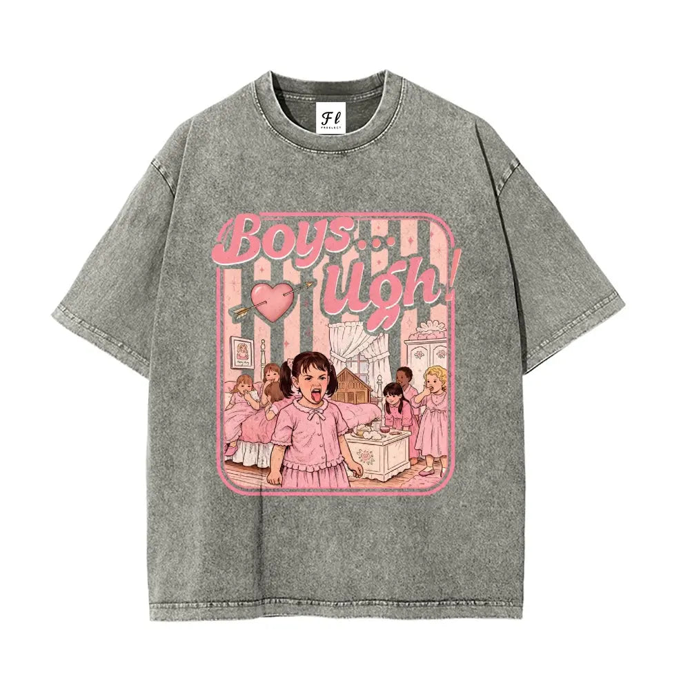 Boys Ugh Vintage Graphic Tee