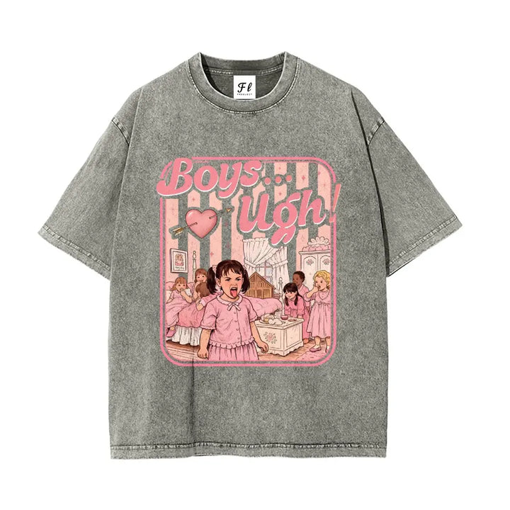 Boys Ugh Vintage Graphic Tee