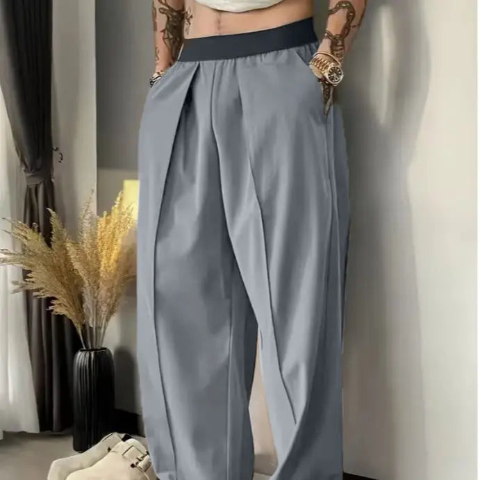 Plus Size Wide-Leg Pants