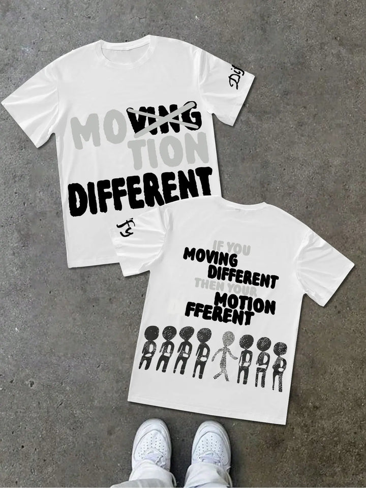 Motion Different Graphic Street Tee