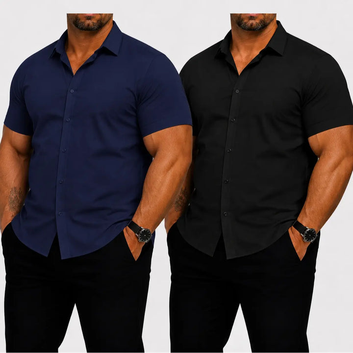 2-PACK BIG &amp;TALL PERFORMANCE DRESS SHIRTS
