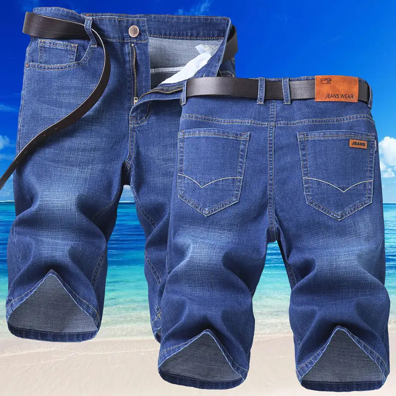 Plus Size Denim Shorts