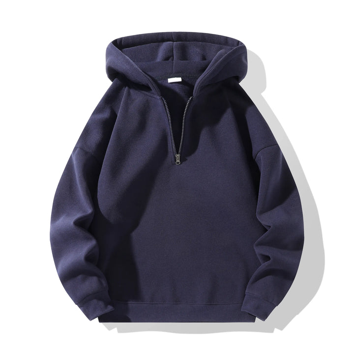 Half-Zip Long Sleeve Hoodie