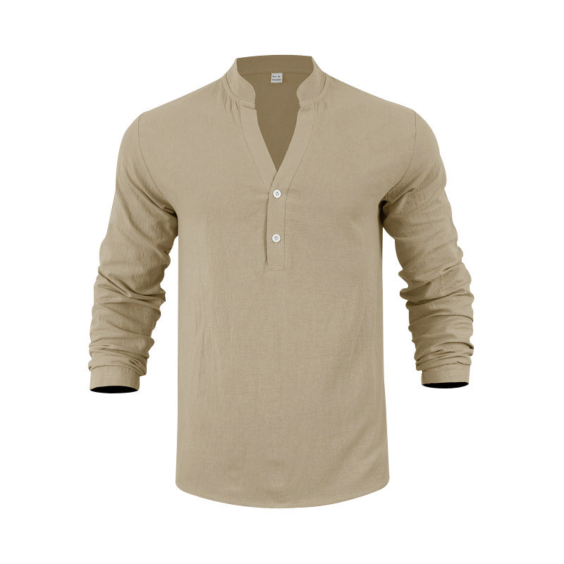 Minimal Luxe Henley Shirt