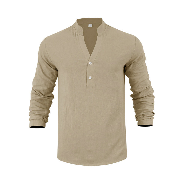 Minimal Luxe Henley Shirt