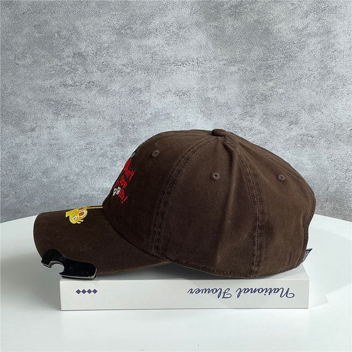 A cap that can open a bottle