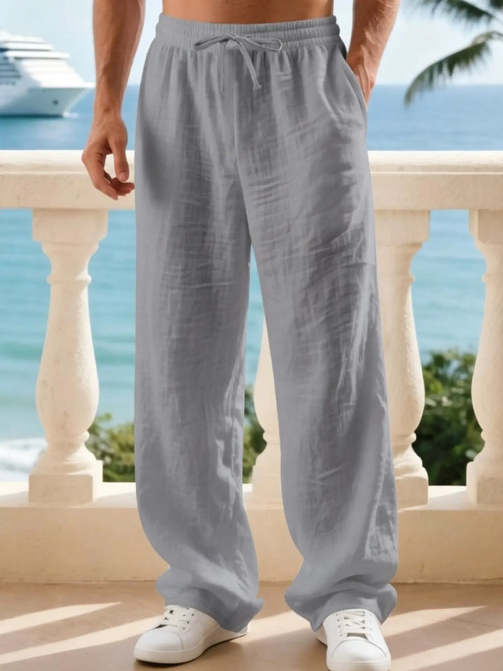 Linen Relaxed Beach Pants