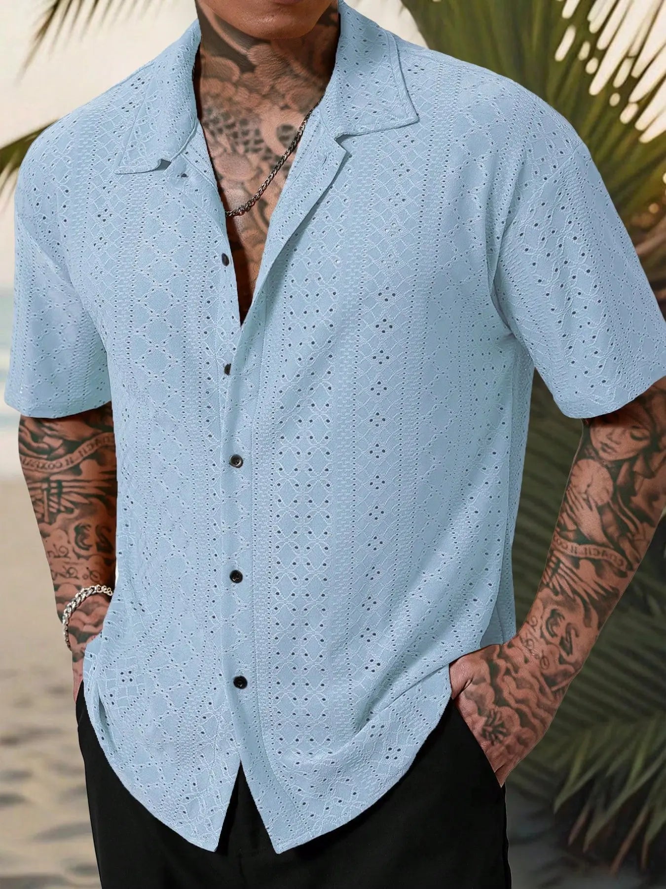 Coastal Breeze Knit Resort Shirt