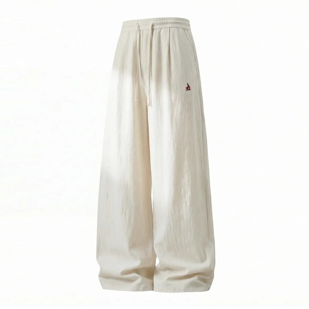 Linen Breeze Wide-Leg Pants