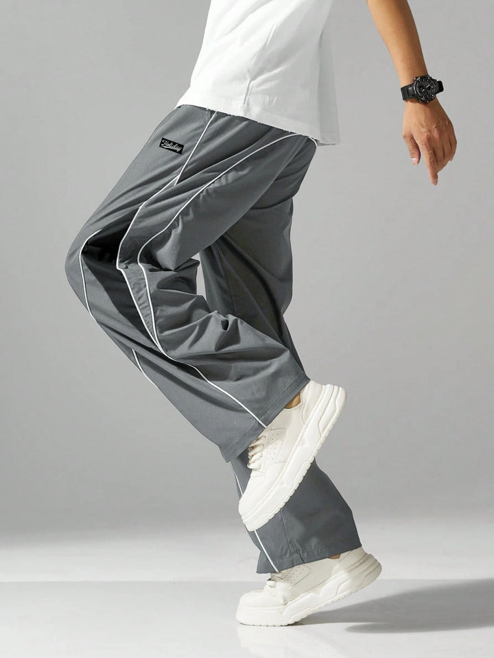 Wide-Leg Performance Track Pants