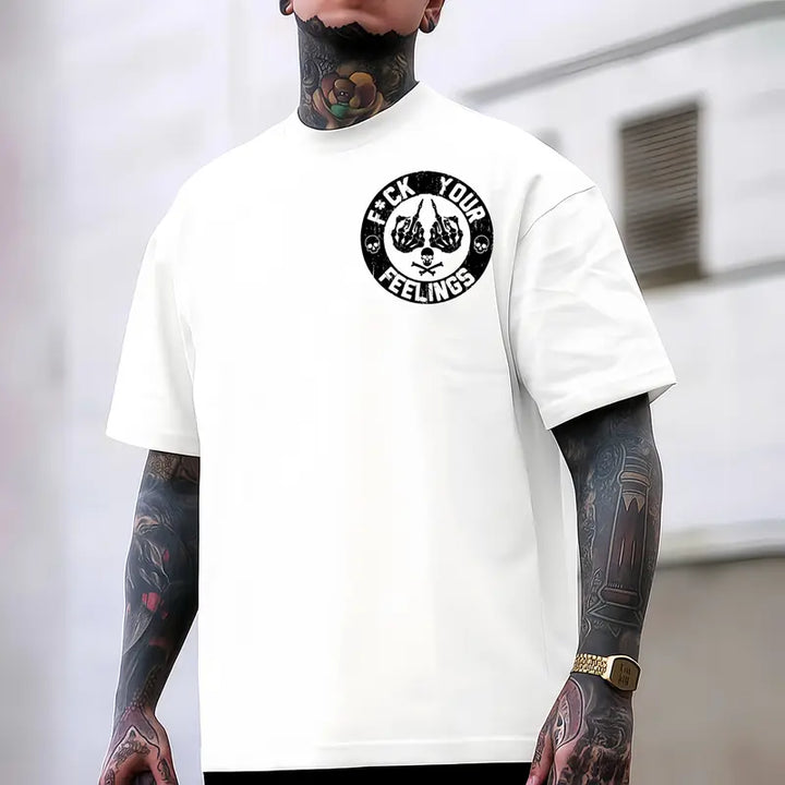 BOLD SKULL STATEMENT TEE