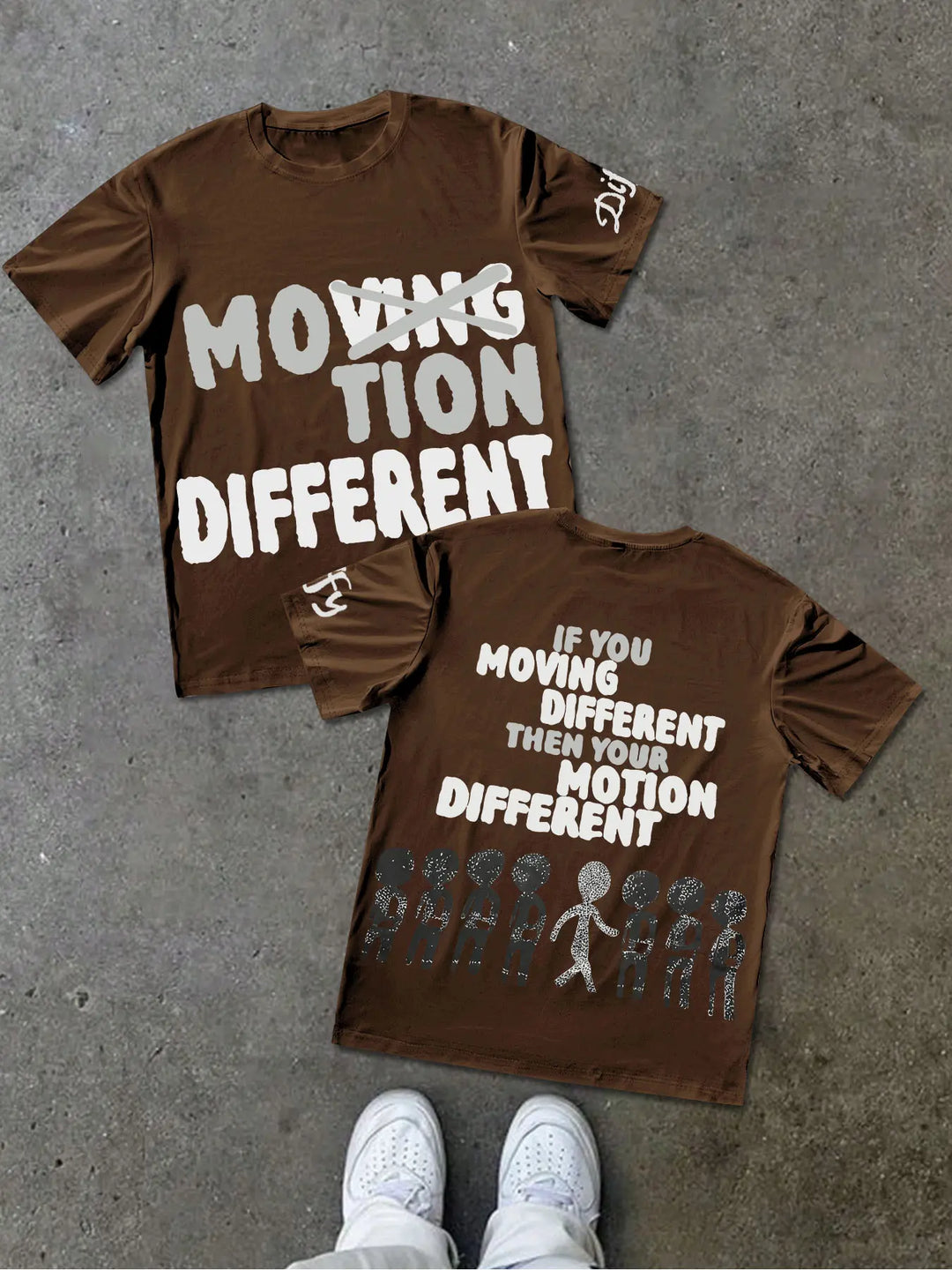 Motion Different Graphic Street Tee