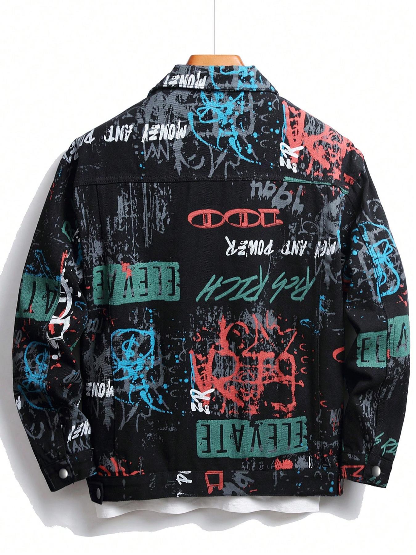 Urban Graffiti Denim Jacket