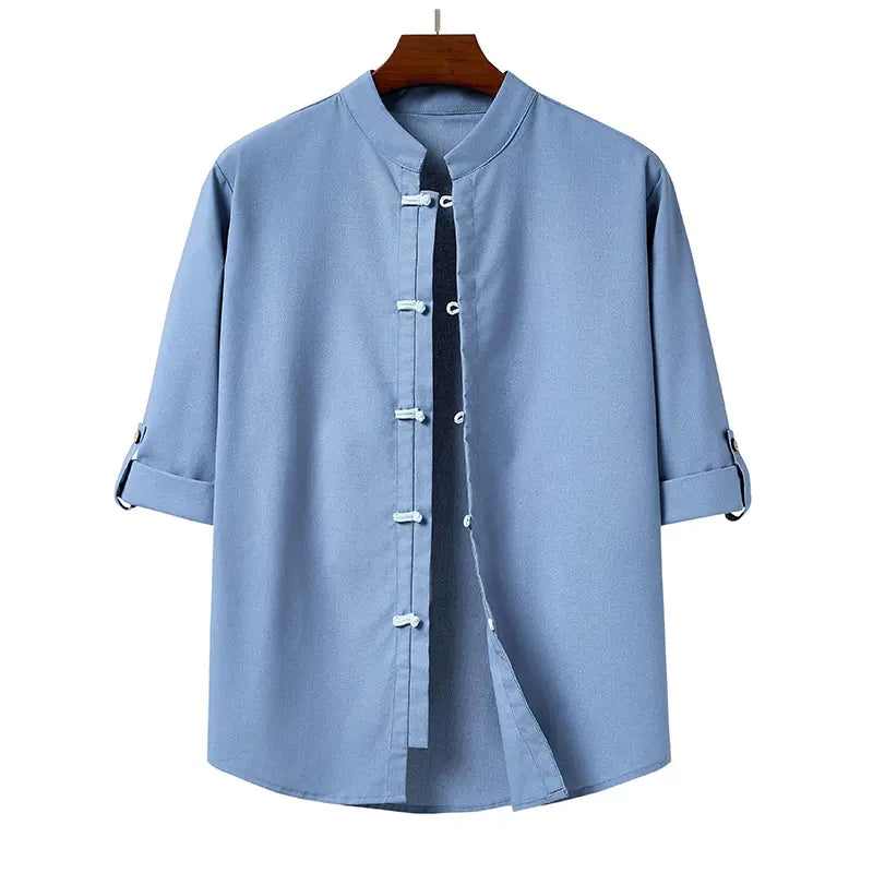Plus Size Linen Shirt