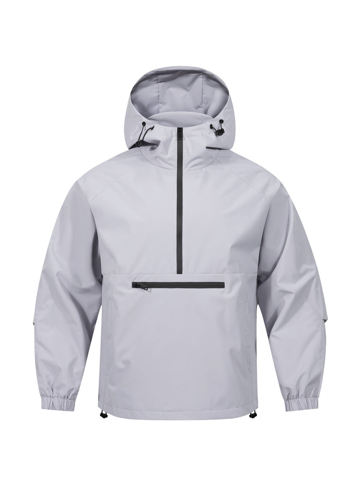 Waterproof Half-Zip Hooded Jacket
