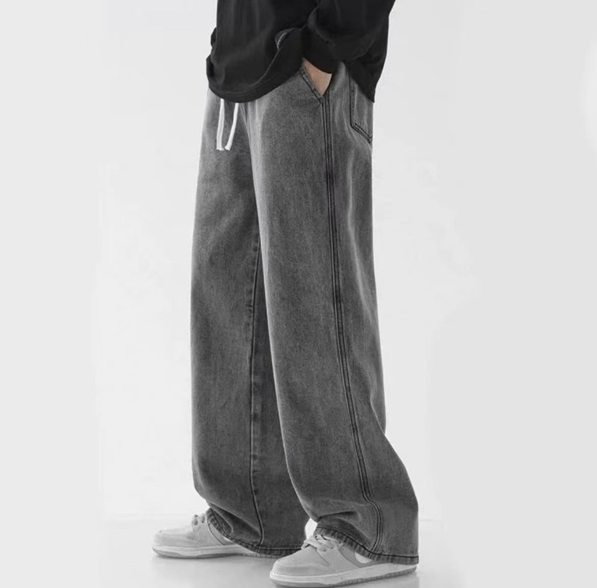 Light Wash Baggy Jeans