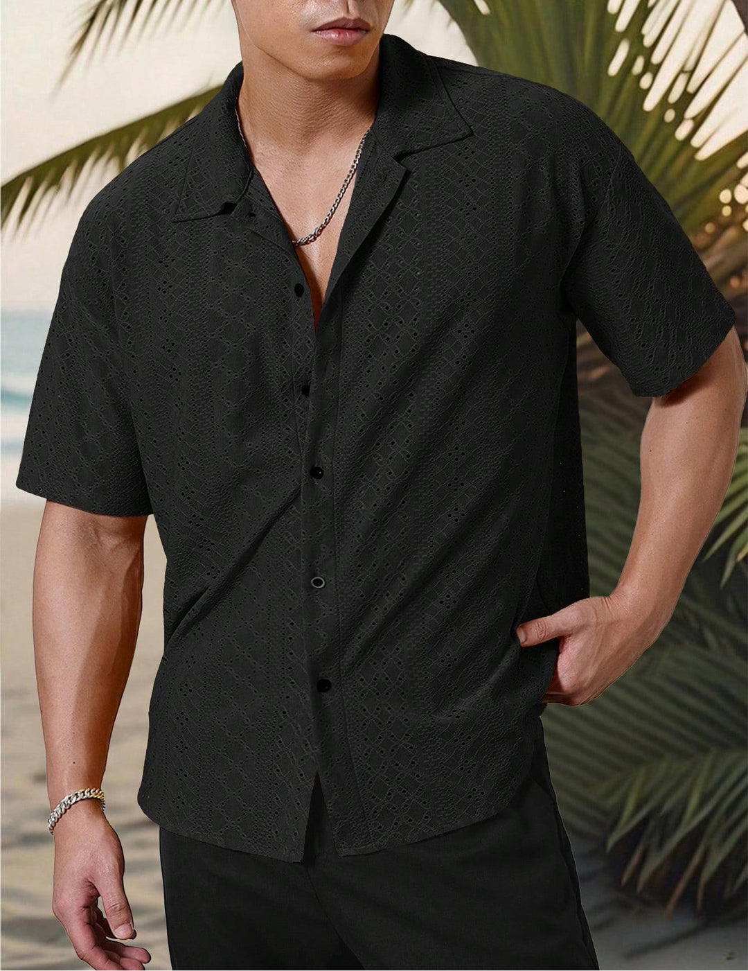 A Textured Summer Statement Shirts