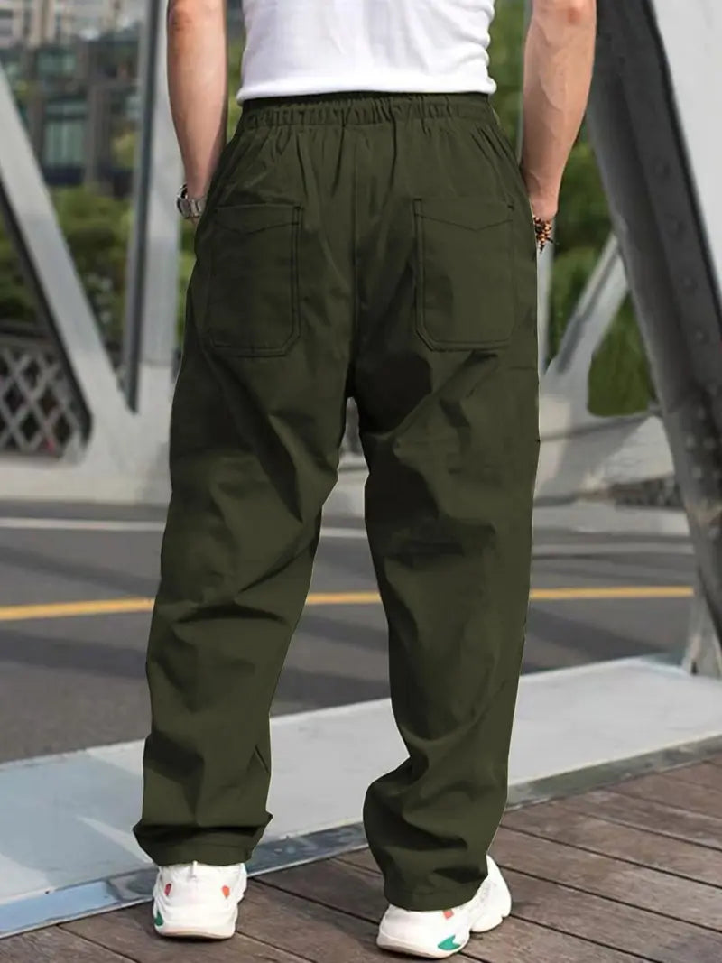 Relaxed Straight Fit Everyday Pants