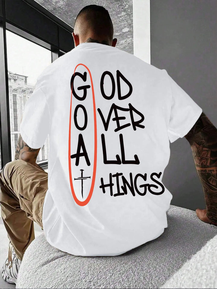 Faith Over All Things Graphic Oversized Tee