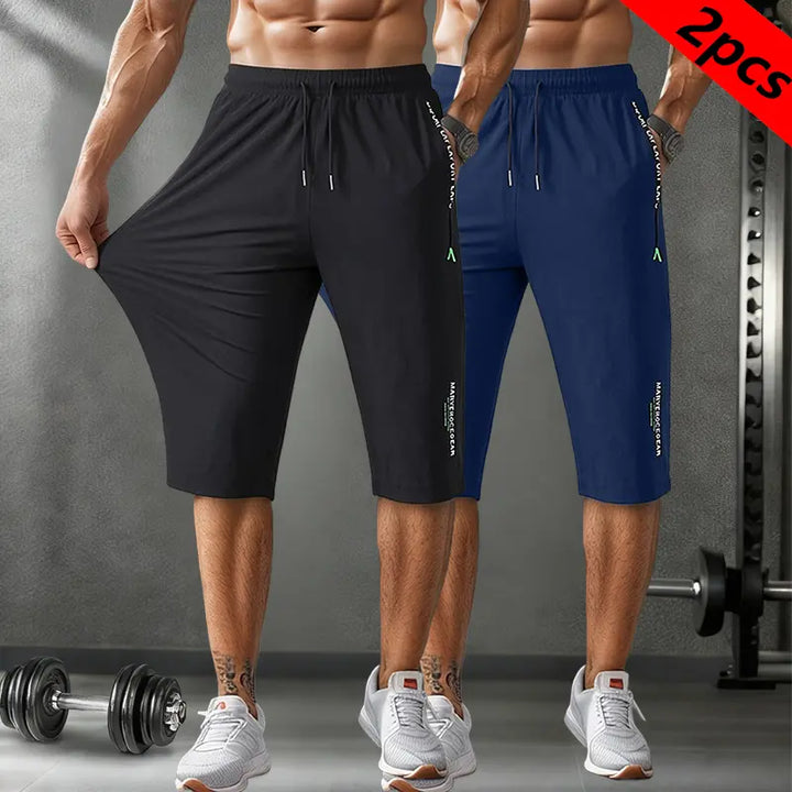 Men’s lightweight ice silk 3/4 pants