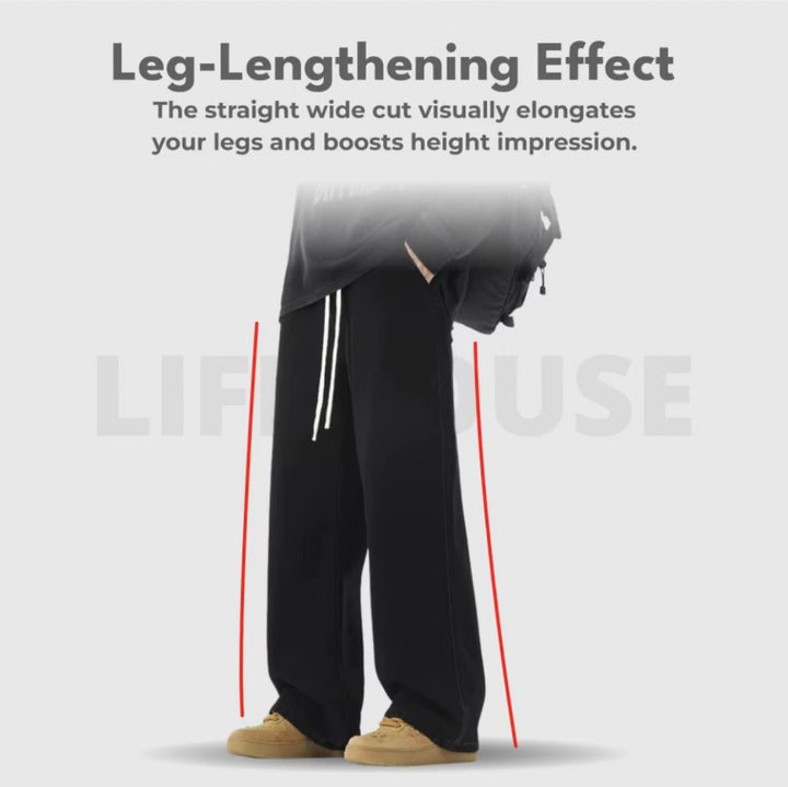 Relaxed Fit Wide-Leg Jeans