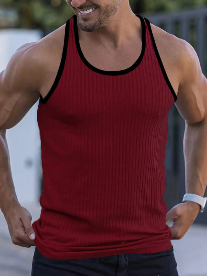 Soft Ribbed Knit Ribbed Tank