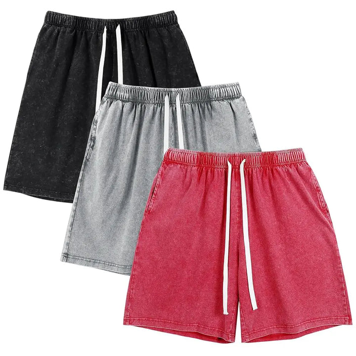 Acid Wash Sweat Shorts