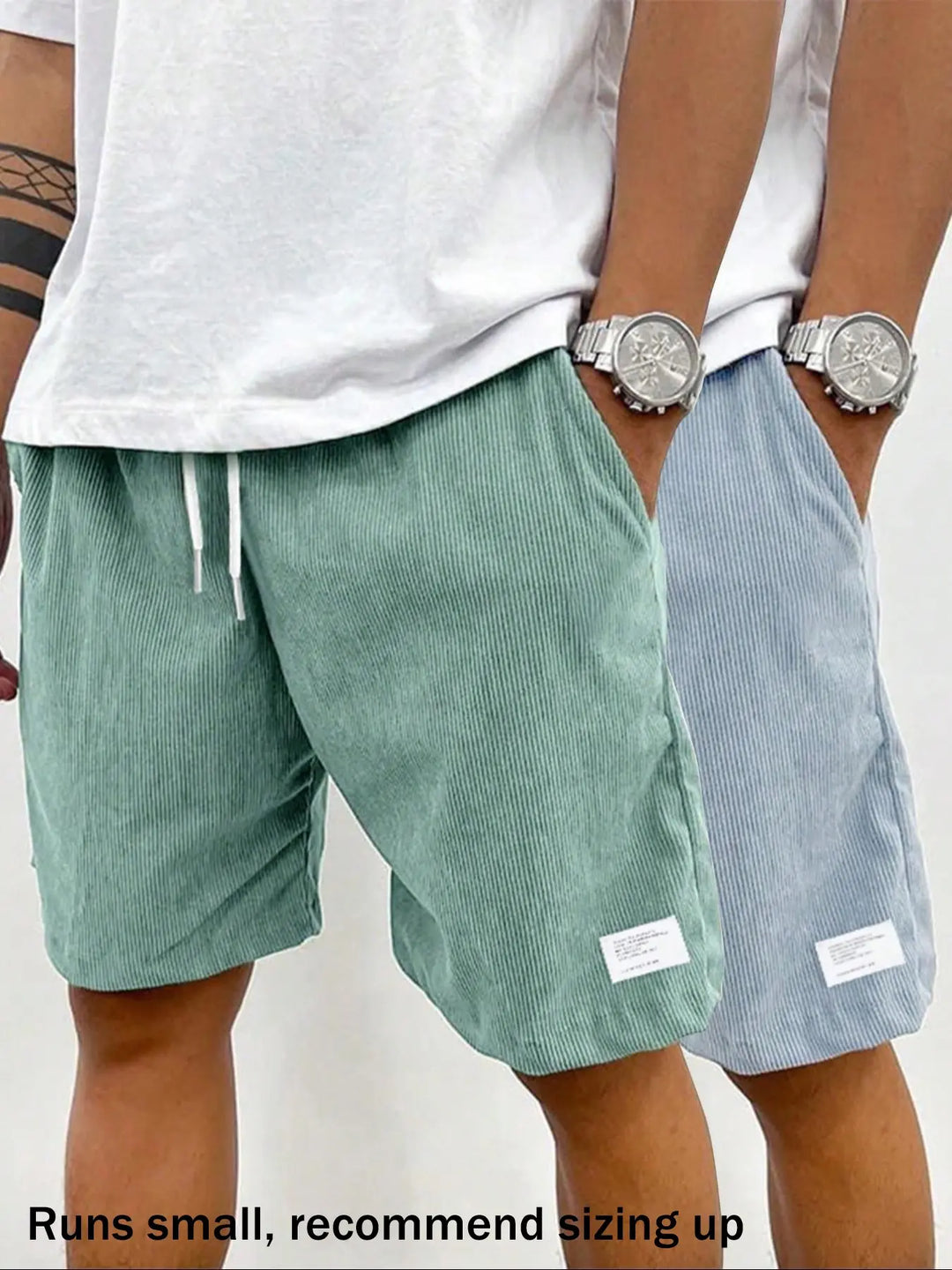 Textured Corduroy Comfort Shorts