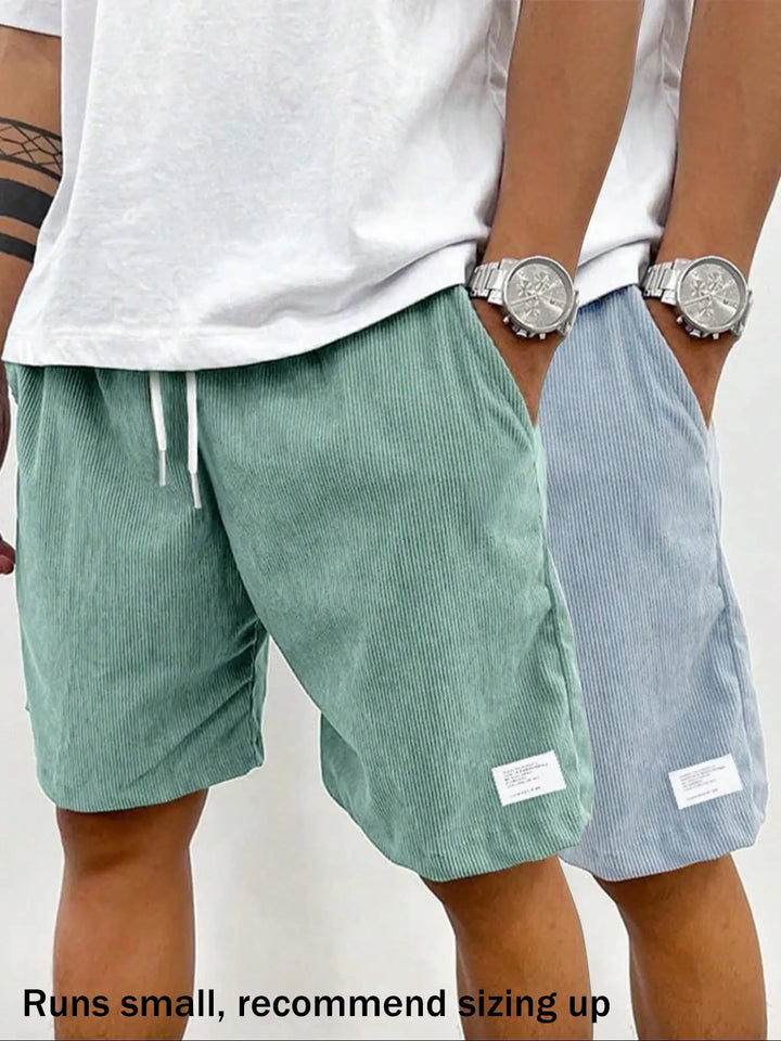 Textured Corduroy Comfort Shorts