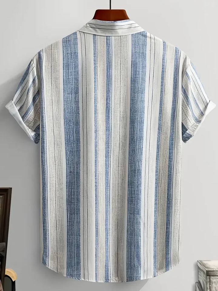 Lightweight Striped Short-sleeve Shirts