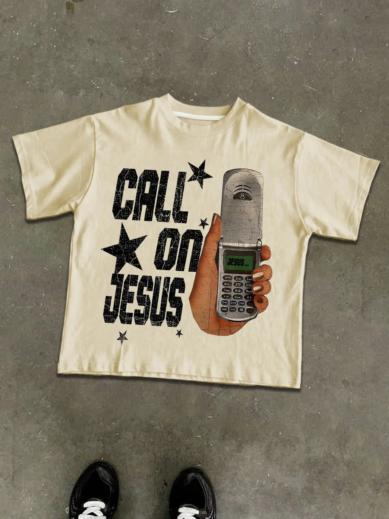 Call on Jesus Vintage Graphic Tee