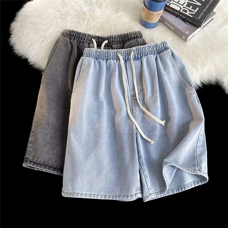 Relaxed Denim Shorts