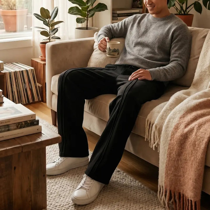 Wide-Leg Comfort Pants