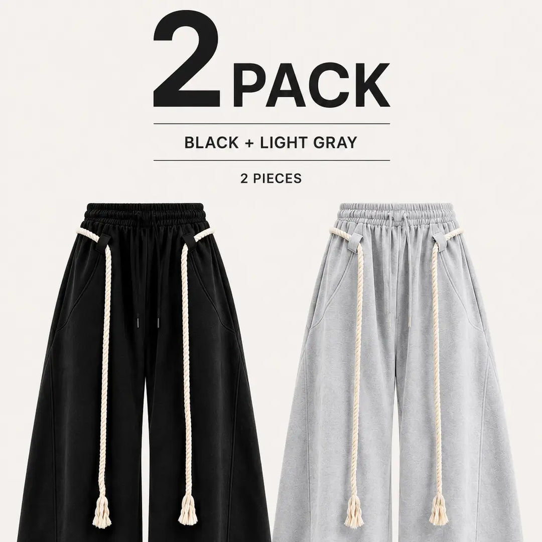Baggy Wide-Leg Sweatpants