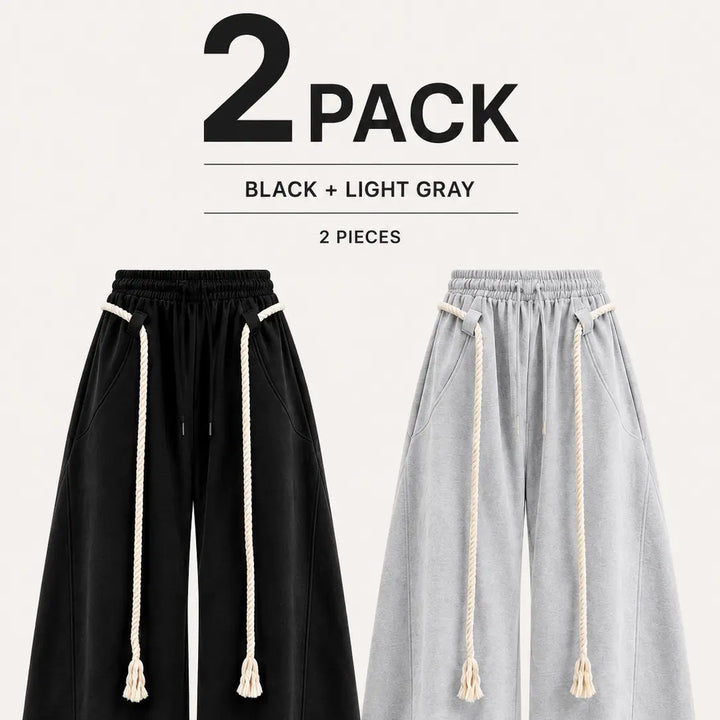 Baggy Wide-Leg Sweatpants