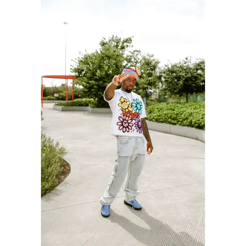 Plus Size Unique Print Tee
