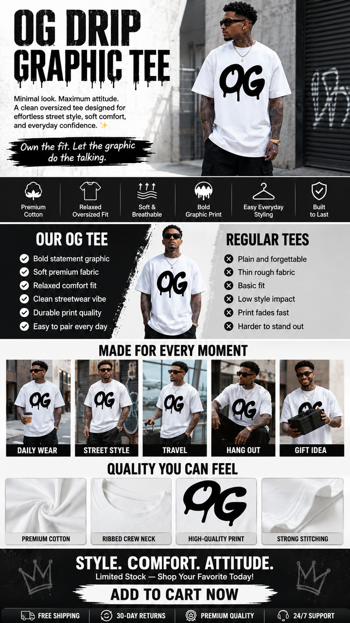 OG DRIP GRAPHIC TEE