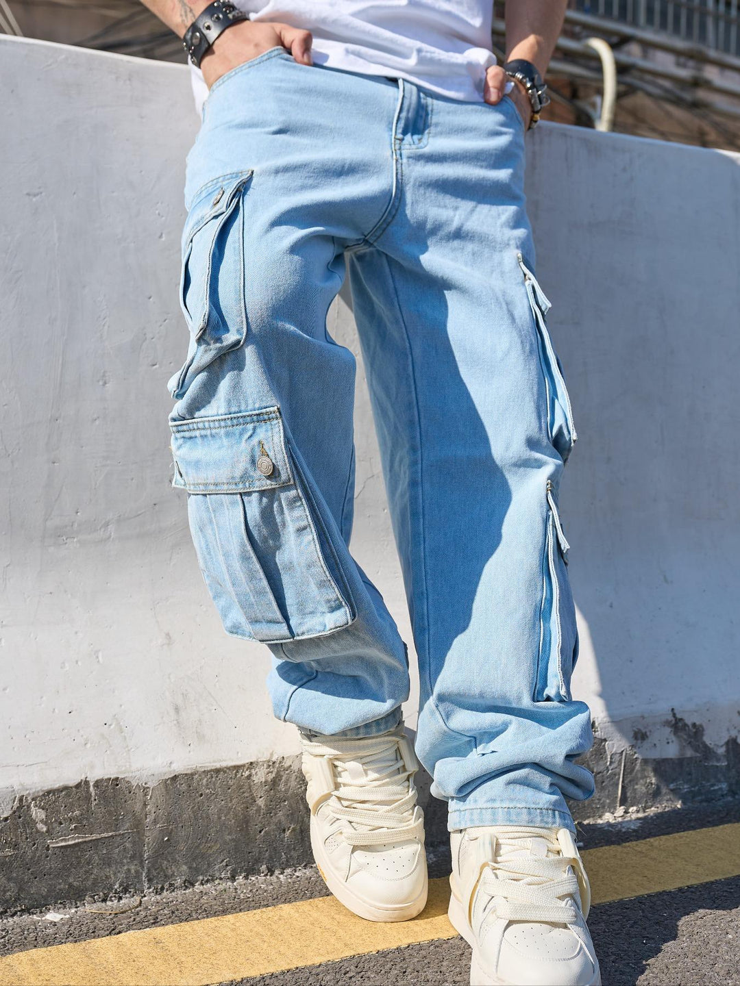 Street-Ready Utility Jeans