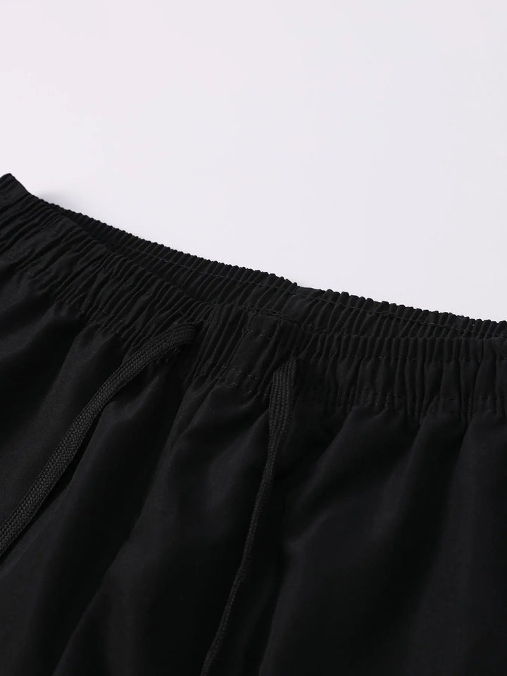 Drawstring Waist Cargo Pants
