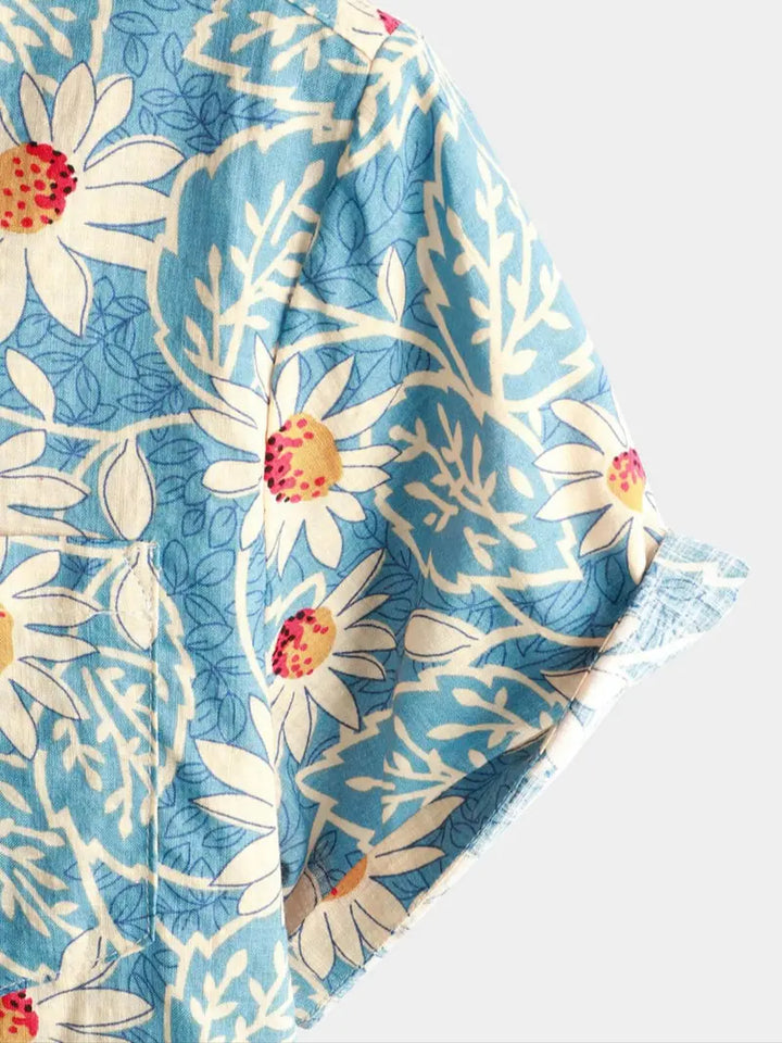 Vintage-inspired Floral Shirt