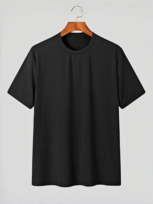 Ribbed Luxe Knit Tee
