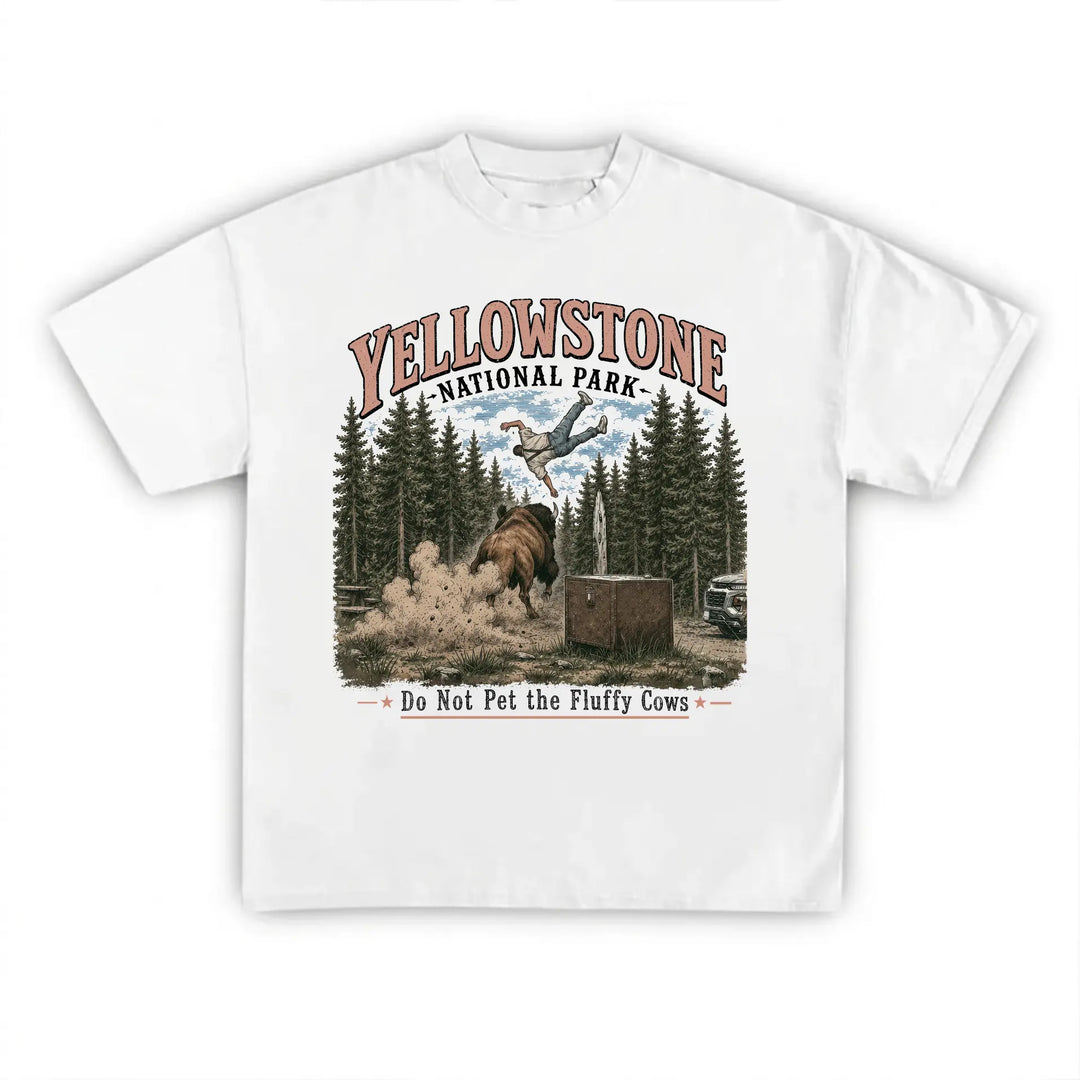 Do Not Pet the Fluffy Cows WARNING TEE
