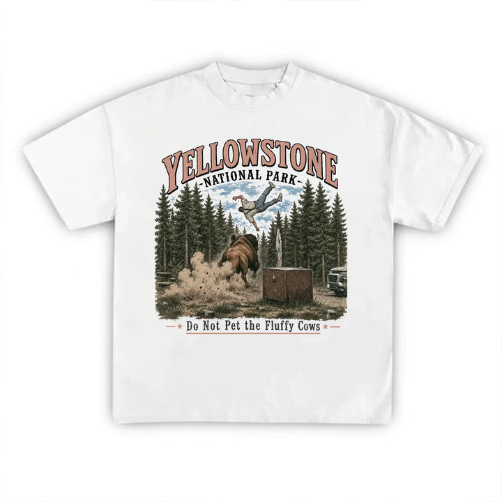 Do Not Pet the Fluffy Cows WARNING TEE