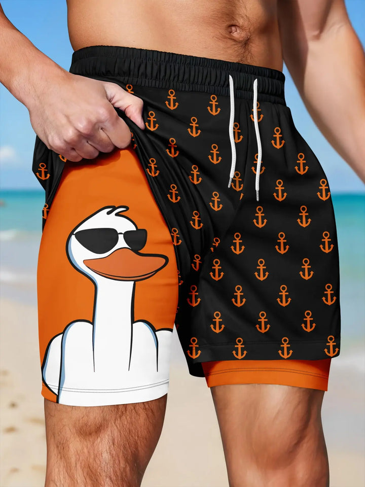 TideFlex 2-in-1 Beach Shorts