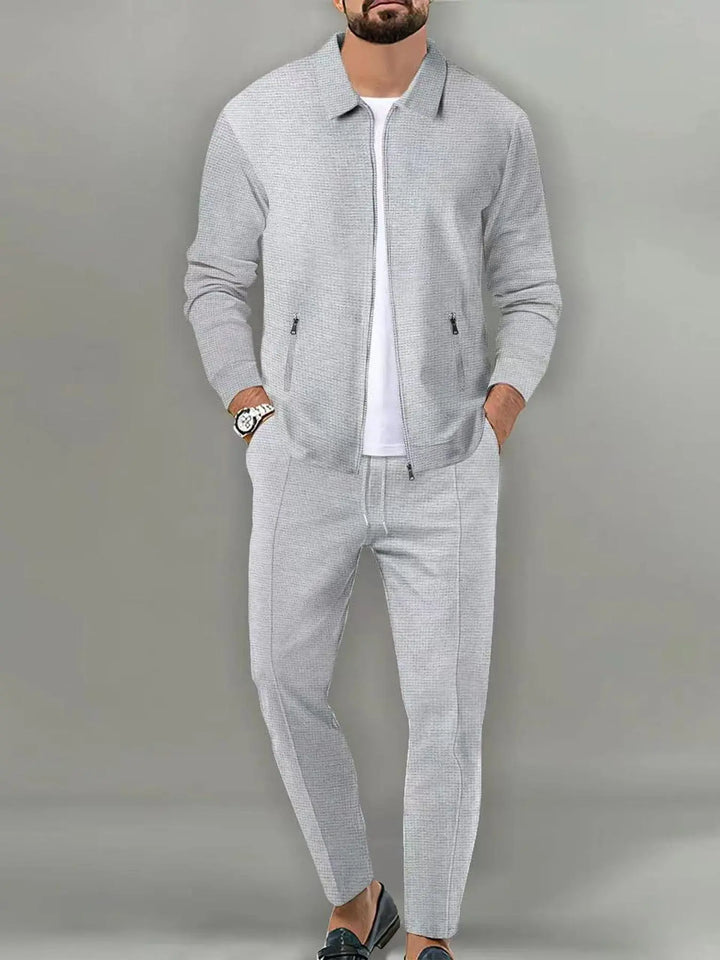 Luxe Zip Knit Tracksuit Set