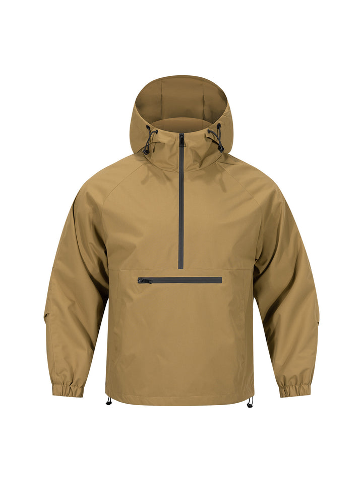 Waterproof Half-Zip Hooded Jacket