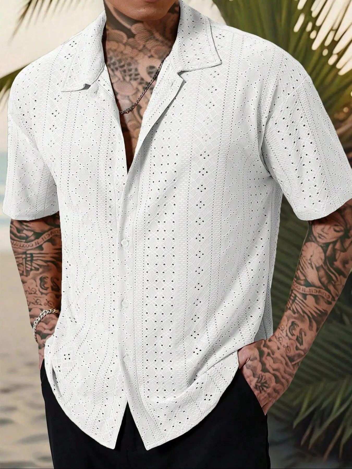 Coastal Breeze Knit Resort Shirt